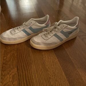 Women’s Gola White and Blue Sneakers